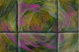 Window Tiles Abstract Painting