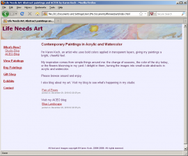 original life needs art web site