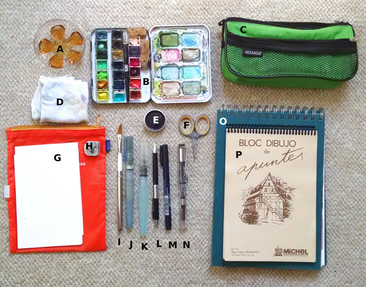 Sketching Supplies That I Took To The Urban Sketchers Symposium and What I  Actually Used – Life Needs Art